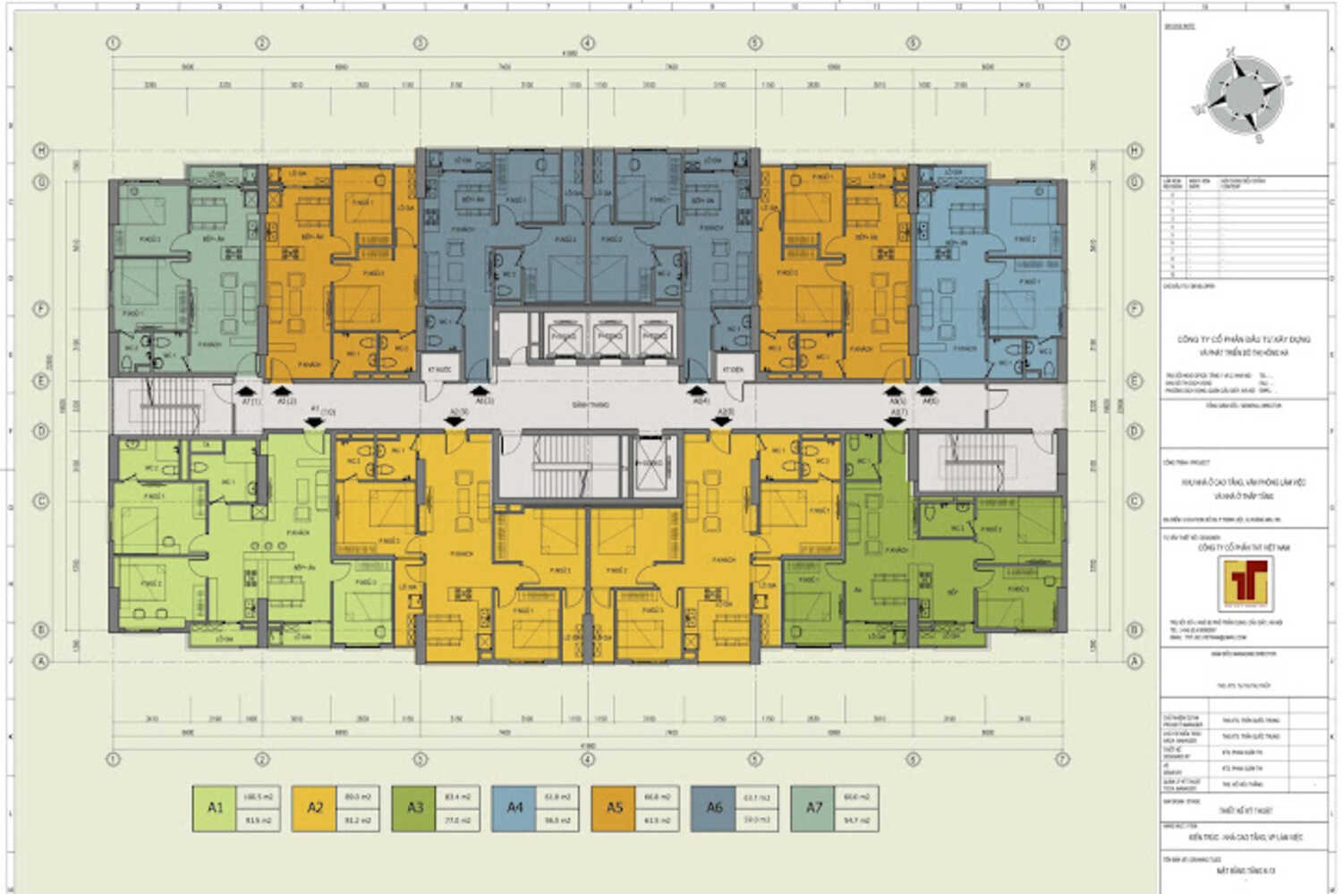 Trang chủ 67 Mặt bằng tầng điển hình MIC Tower